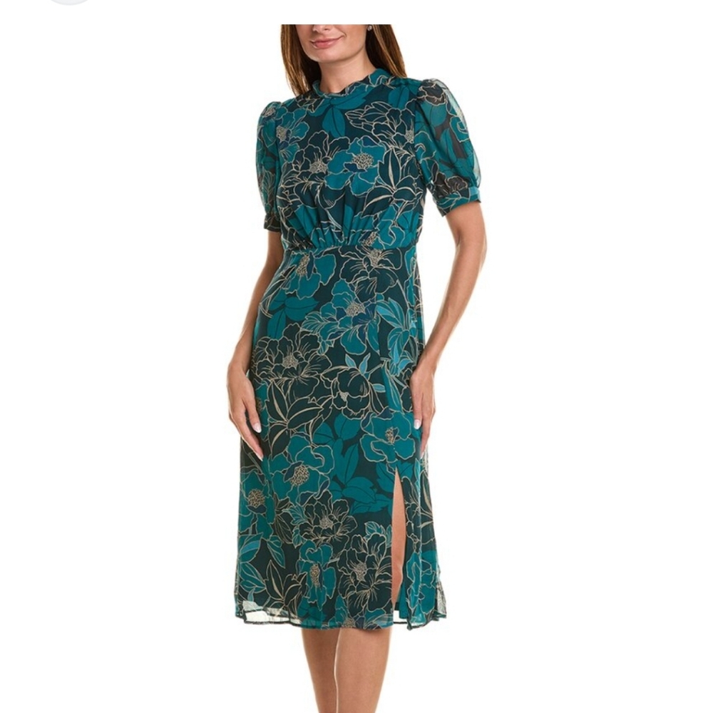 Julia Jordan green midi dress